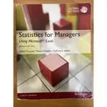 STATISTICS FOR MANAGERS USING MS EXCEL, GLOBAL EDITION