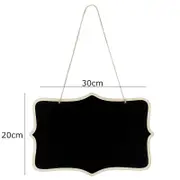 Hanging Chalkboard Blackboard Message Sign Wooden Rustic Wedding Decorations