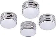 Baceyong Head Bolt Covers Caps, Spark Plug Head Bolt Cap Cover Plug, Compatible with Ha-rley-Da-vidson All Twin Cam Models, fit for Big Twin 1340 Evo Models, Sportster Models, Chrome