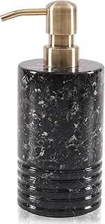 Radicaln Marble Liquid Soap Dispenser 7.5'' Inches Black Handmade Pump Bottle Dispenser Hand Soap Dispenser for Bathroom
