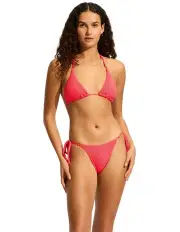 [Seafolly] Seadive Tie Side Rio Pant in Red