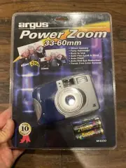 Argus M1500 Auto Flash Self Timer 35mm Camera W/33-60mm Power Zoom Lens