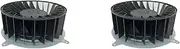 VEAUUTAY 2X 150mm Centrifugal Fan DC 12V DC Silent Air Purifier Centrifugal Cooling Fan Fan