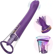 Adult Sex Toys for Women Couples - Healexcer Female Sucking Licking Vibrating Tongue Oral Clitoral G spot Vibrator Stimulator,Women's Sex Toy with a Suction Cup, Vibrators for Woman Adult Sex Pleasure