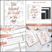 2025 Appointment Book Daily Planner 8'' x 10'' January 2025 to December 2025