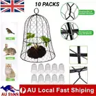 13" x 16" Height Garden Chicken Wire Cloche Plant Cover Plant Protector W/ 10PCS