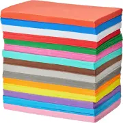 EVA Foam Sheets, 15 Colors, 150 Sheets, 5.5 X 8.5 Inches, 1.35-Mm Thick, Craft S