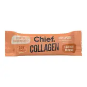 Chief Collagen Protein Bar - Hazelnut Brownie, Keto Support, Organic, 45gm