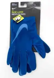 Nike Men's Base Layer Gloves Mens Large Court Blue/LT Lemon Twist/Dutch Blue