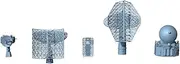 YZCG144403 1/144 Model Upgrades Parts Moskva Frigate Radar System Package