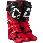 5.5 FlexLock Black Red Motocross Boots