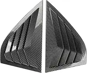 Compatible for LYNK&CO 03 2021 2022 2023 Carbon Fiber Pattern Or Piano Black C-Pillar Rear Louver(2018-2022)