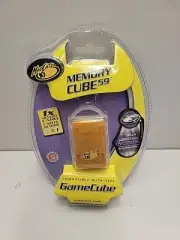 Gamecube Memory Card MadCatz Nintendo With Case Gamesaves Gameshark