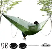 Hammocks for Outside, Portable Families Parachute Hammock, Nylon Garden Yard Camping Accessories Waterproof for Beach Hiking Fishing BBQ Climbing Supplies