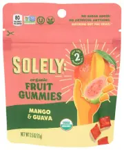 Solely Mango and Guava Gummies 2.5 oz (Pack of 12)