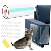 Anti-Cat Scratch Furniture Protector, 200" x 12", Single-Side Cat Couch