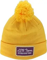Zephyr NCAA Officially Licensed Pom Beanie Patch Brick Secondary Color