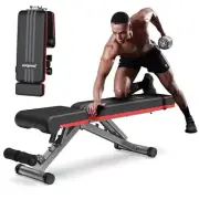Foldable Dumbbell Bench Weight Training Fitness Incline Bench Adjustable Workout