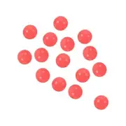 200Pcs 3mm Dia Round Plastic Glow Fishing Beads Tackle Tool, Red