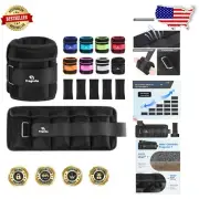 Removable Ankle Weights 5 lbs Each (10 lbs Pair) for Effective Training