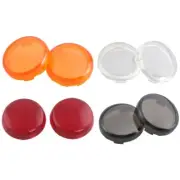 2 Pack Motorcycles Lens Light Caps Cover for XL883 1200 X48
