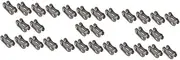 Yardwe 3sets Stainless Steel Bike Chain Accessory Reusable Connector for Single Chain Replacement 10pc*3