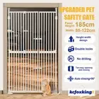 Retractable Pet Dog Cat Safety Gate Extra Tall Fence Enclosure Guard for Stairs