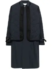 [sacai] Rip Stop Quilted Coat