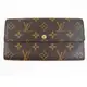 【9成新】Louis Vuitton LV M61734 舊版Monagram 扣式拉鍊袋長夾 熱賣款現金價$15,980