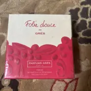 Folie Douce De Gres Perfume purse spray .25oz Vintage new in box (SEALED)