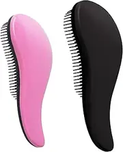 2 PCS Detangling Brush for All Hair Types ，Scalp Massage Brush，Hairbrush ，Styling Hair Brush， For Women, Men and Kids， For Natural, Curly, Straight，Wet or Dry Hair