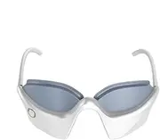 Rechargeable Eye Massager, Eye Therapyy Massager, Smart Timer 360 Degree Shading for Fatigue Strain Relief, Heated Eye Massager Eye Cover Glasses, Smart Eye Massaging Sleep Masque with Heat