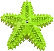Pets Toys Molar Tooth Cleaner Non-Toxic Brushing Stick Starfish Chew Training Doggie Dental Care Toothbrush Pet Puppies cleaning expends energy grinding teeth (Color : Green)