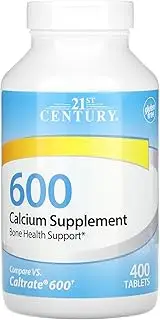21st Century Calcium Supplement, 600 mg, 400 Count