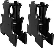 Abaodam 2Pcs Compact Dumbbell Rack Multi Weight Storage Stand for Home Gym Lightweight and Durable Dumbbell Holder for Organizing Weights