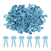 1000 PCS Paper Brass Fasteners Split Pins, Sky Blue, 5 x 9 mm