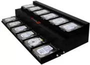 Systor 1:11 Flatbed SATA Hard Disk Drive HDD SSD Duplicator Sanitizer 36GB/Min