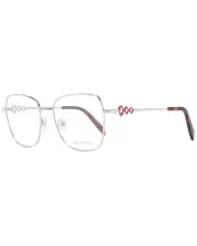Emilio Pucci EP Eyeglasses Silver Metal Frame Women Rose Gold
