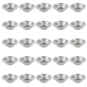 300pcs Tin Foil Egg Tart Trays Foil Pie Trays Cake Tins Baking Egg Tart Cases