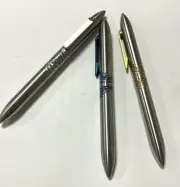 Titanium Solid Alloy Tactical Business Fountain Pen Schmidt F Nib Signature Pen