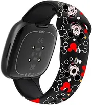 MIADEAL Cartoon Mouse Bands for Fitbit Versa 4 and Fitbit Sense 2