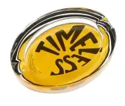 Nat Sherman Timeless Crystal Glass Ashtray - Gold - New