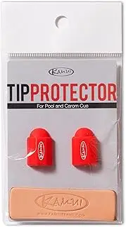 KAMUI Billiard Cue Tip Protector 2-Pack Leather Burnisher