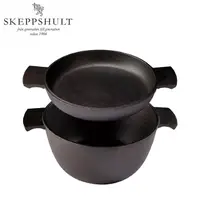 在飛比找PChome24h購物優惠-【瑞典Skeppshult】0610-1 精美兩件組 鑄鐵鍋