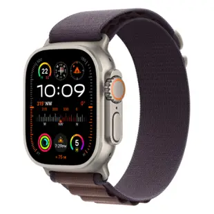 Apple Watch Ultra 2 GPS + 流動網絡 49mm 鈦金屬錶殼 智能手錶 配靛藍色登峰手環 Small MRFE3ZA/A 香港行貨