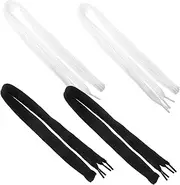 [FOMIYES] 2 Pairs Flat Braided Shoelaces for Sports Shoes Durable Replacement Shoe Strings for Everyday Wear and Style Versatility
