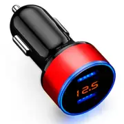 Dual USB Car Fast Charger Cigarette Lighter Adapter Power Socket LED Display (for: Honda)