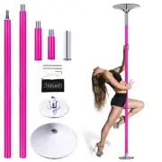 Removable Dance Training Pole Fitness Dancing Sport Exercise Kit Easy Install