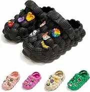 [meexzoom] Unisex Bubble Slides Sandals for Kids Golf Ball Slides Bubble Clogs Garden Shoes Girls Boys Comfy Anti-Slip for Shower Beach Bath Indoor and Outdoor