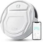 Robot Vacuum 2200Pa Strong Suction 120Min Runtime Self-Charging Slim Quiet White